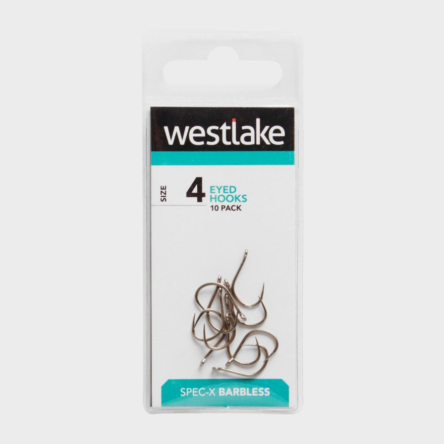 Coarse * | Westlake Typical Style Barbless Eyed Hooks (Size 4)