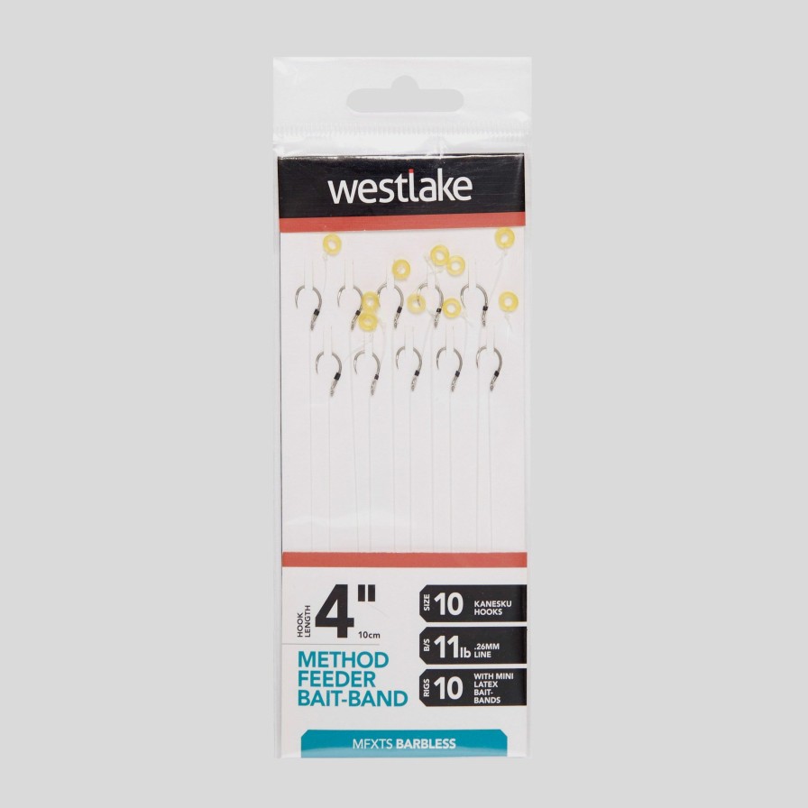 Coarse * | Westlake Unique Method Feeder Bait Band Rig 4" Size 10