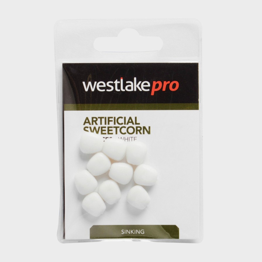 Carp * | Westlake Online Store Artificial Sweetcorn White Sinking Bait (10 Pack)