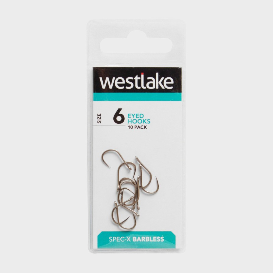 Coarse * | Westlake Top Sell Barbless Eyed Hooks (Size 6)