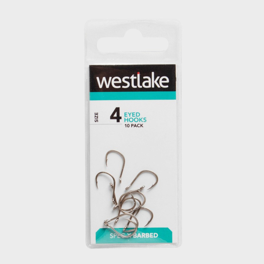 Coarse * | Westlake Best Sale Barbed Eyed Hooks (Size 4)